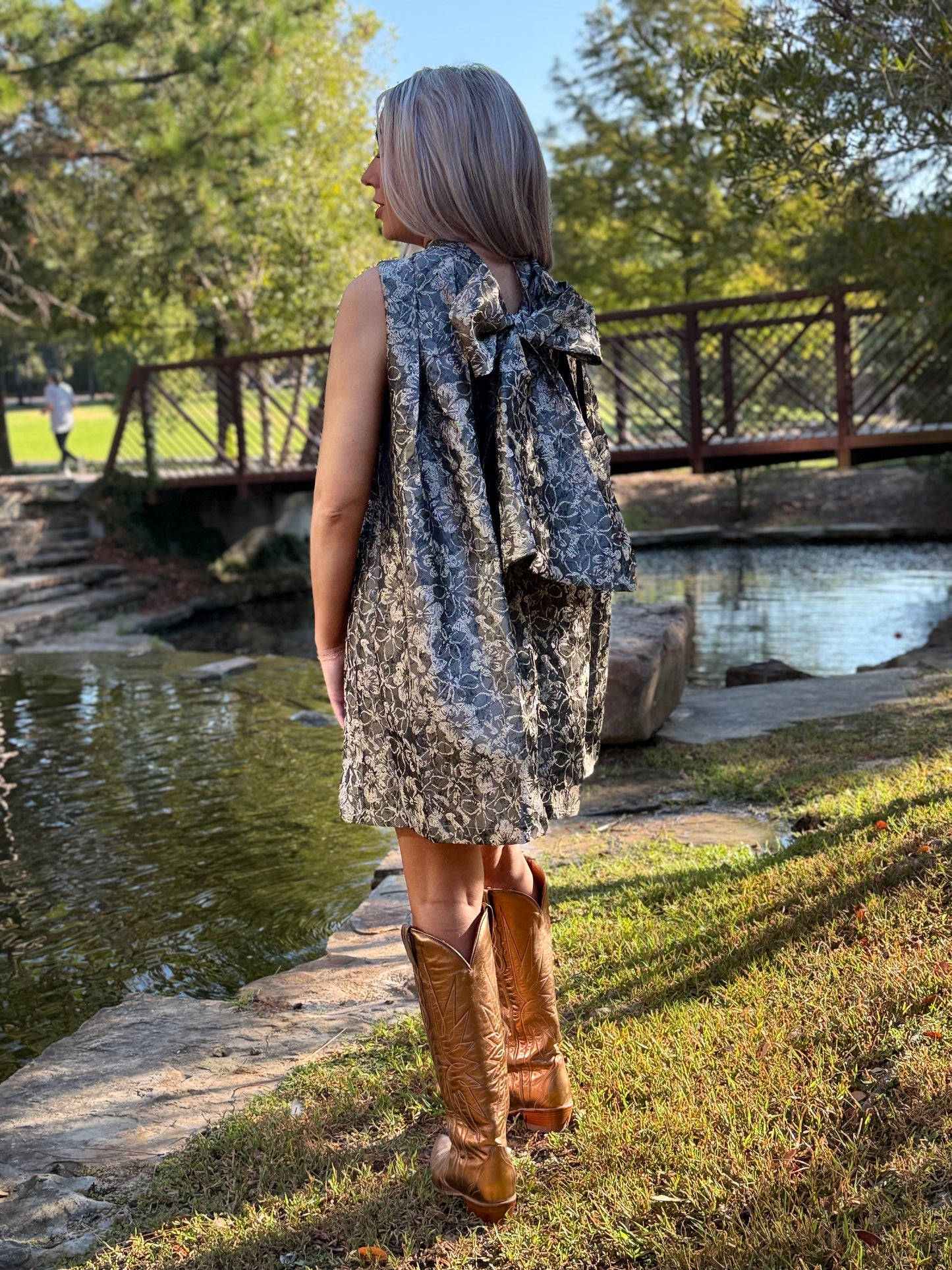 Champagne Holiday Dress