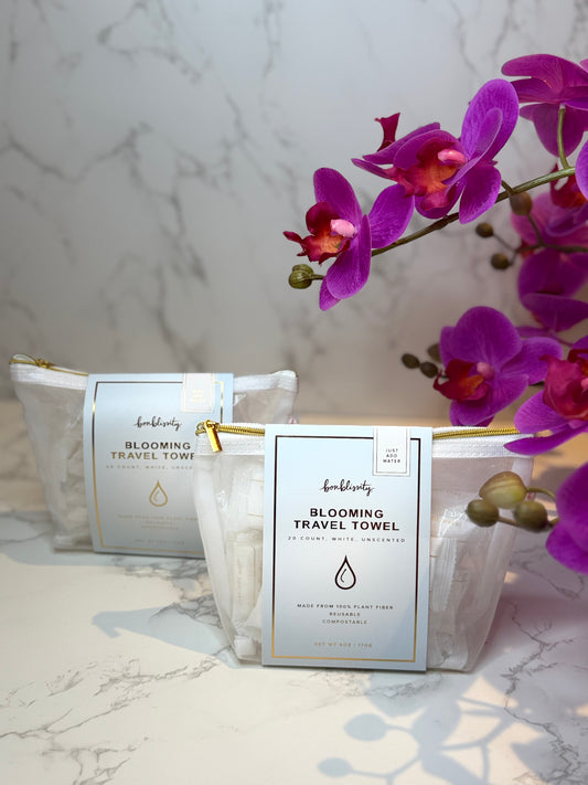 Blooming Travel Towels
