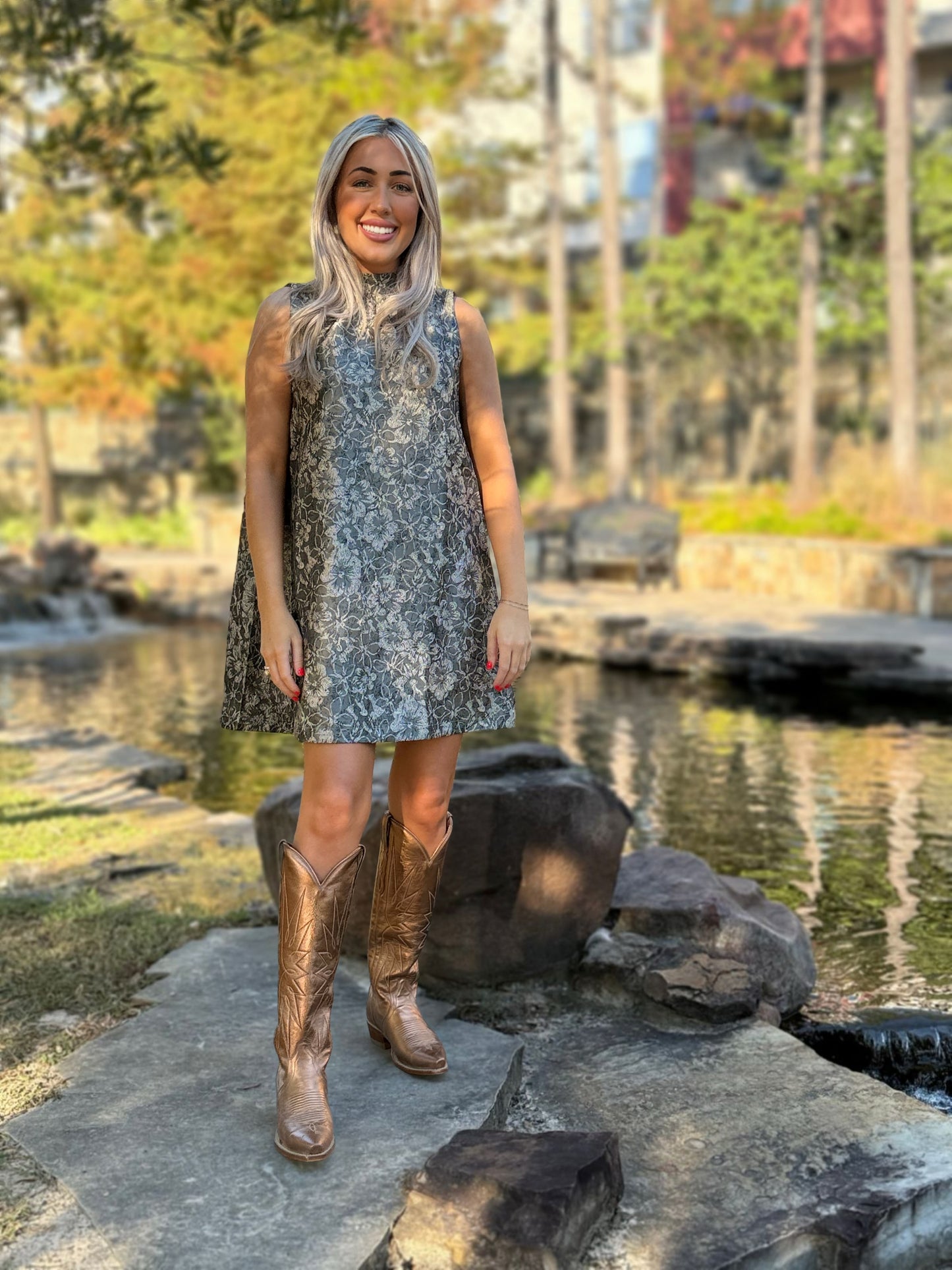 Champagne Holiday Dress
