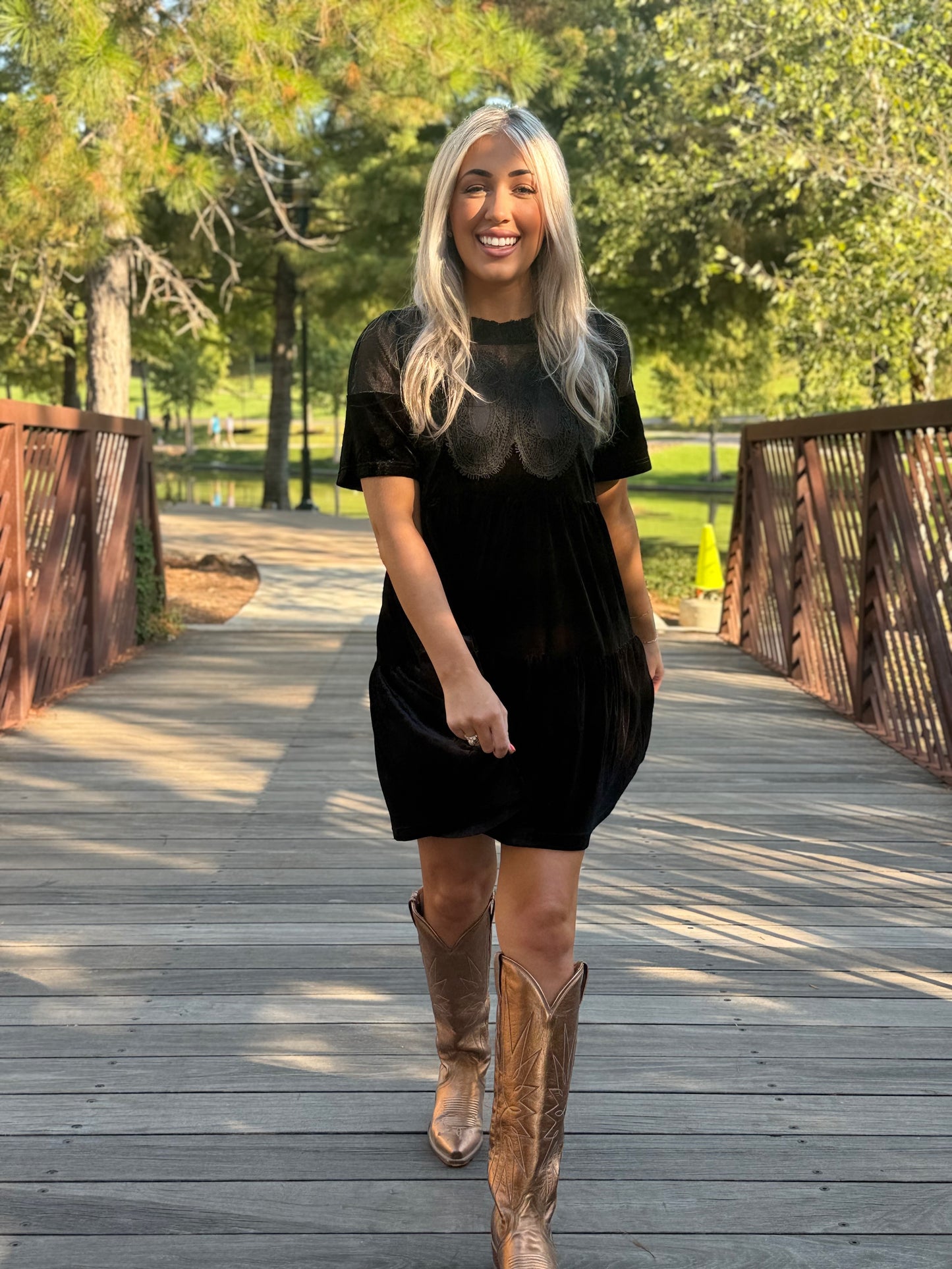 Velvet Mini Dress