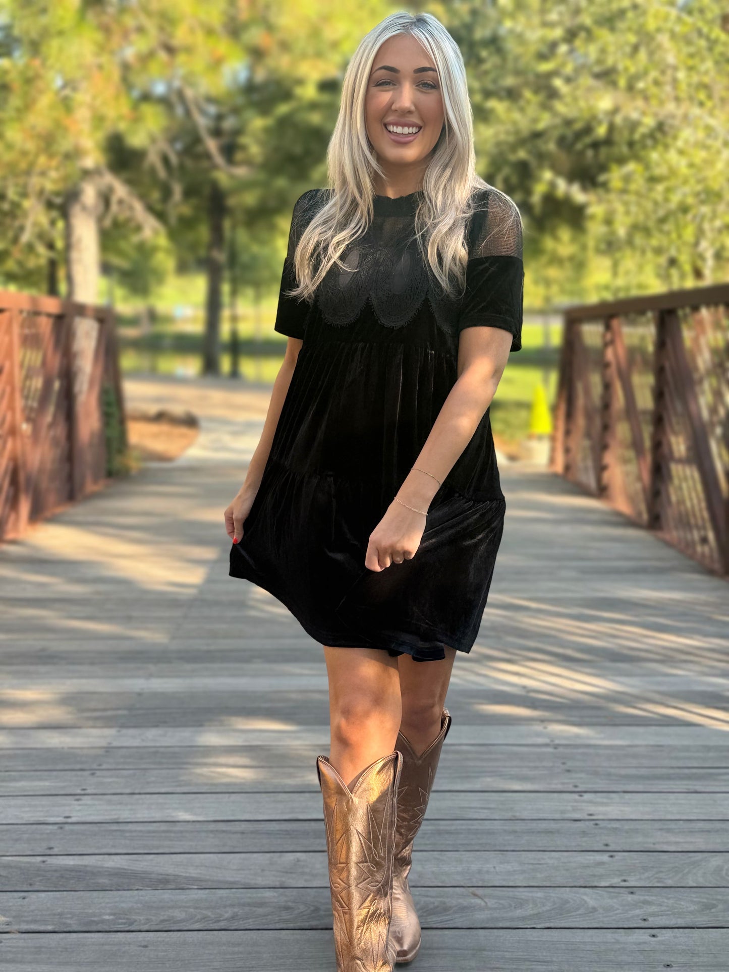Velvet Mini Dress