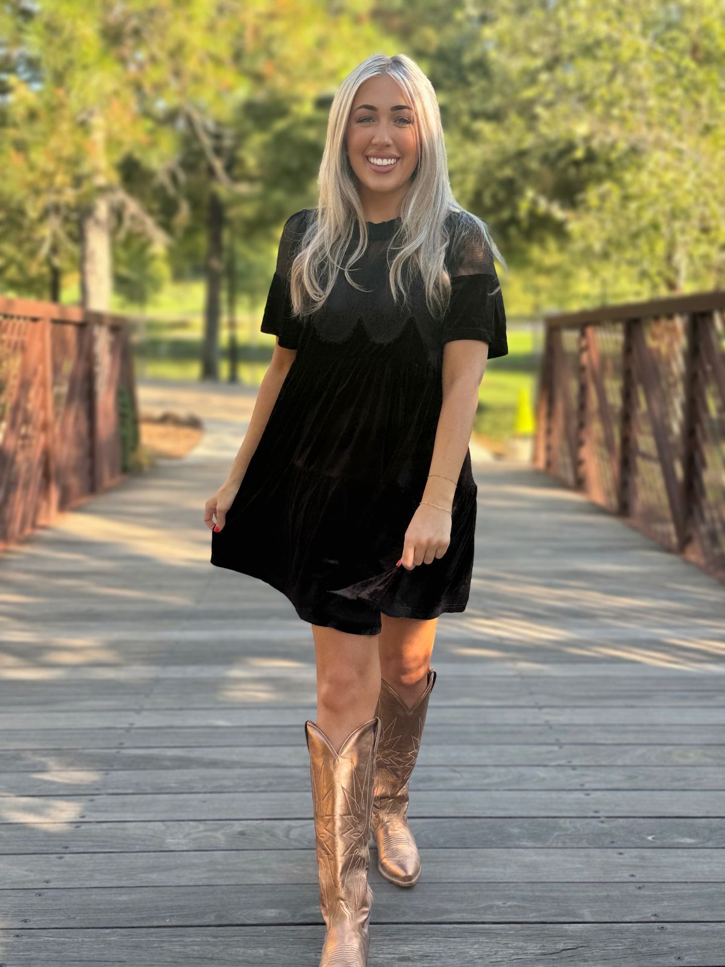 Velvet Mini Dress