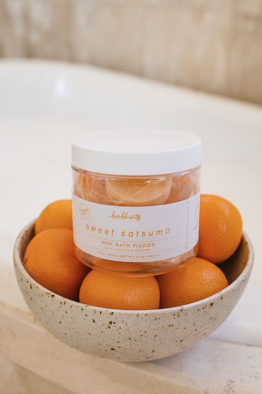 Sweet Satsuma Mini Bath Bombs