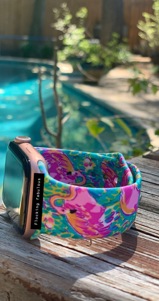 Flocking Fabulous Watch Band