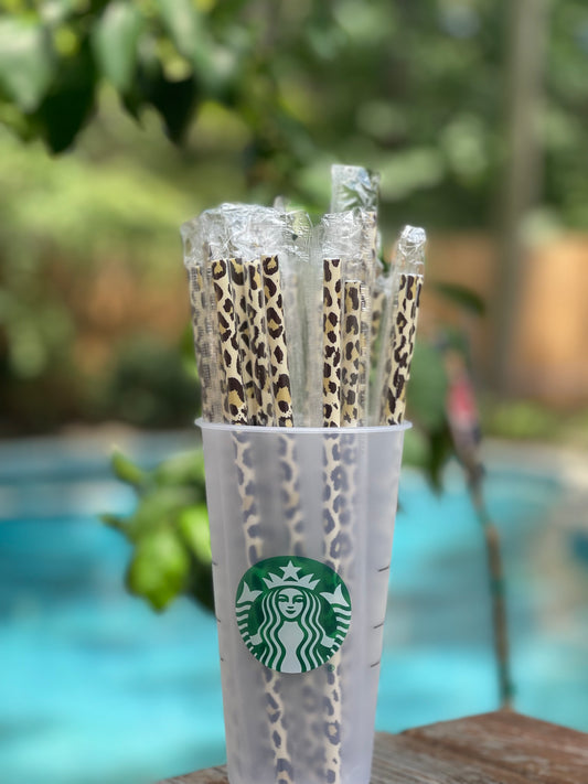 Traditional Cheetah Straws