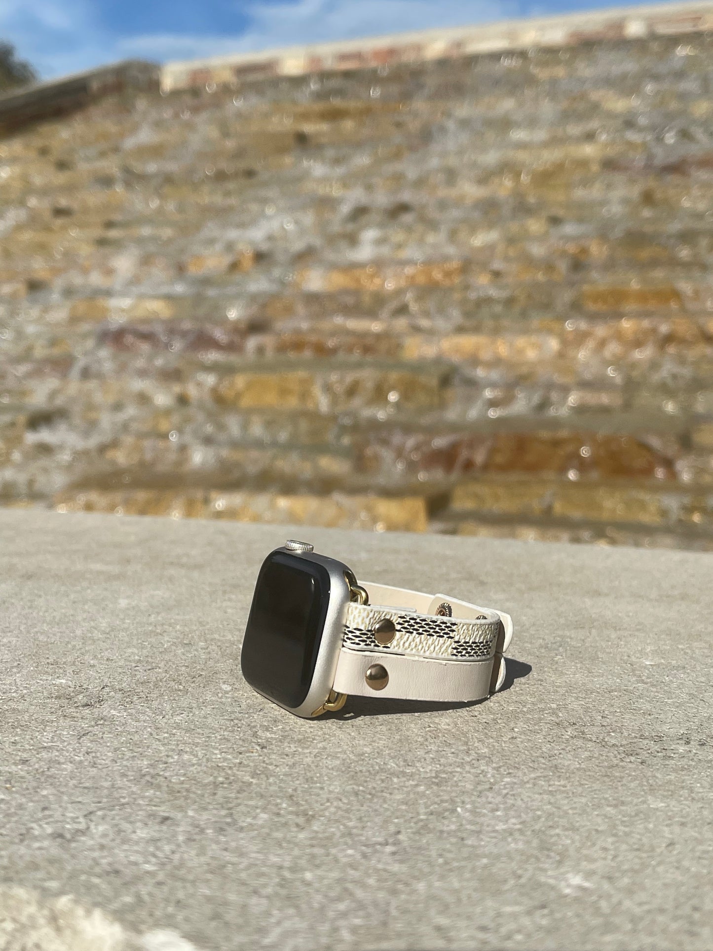 Designer Inspired Vegan Leather Watch Band