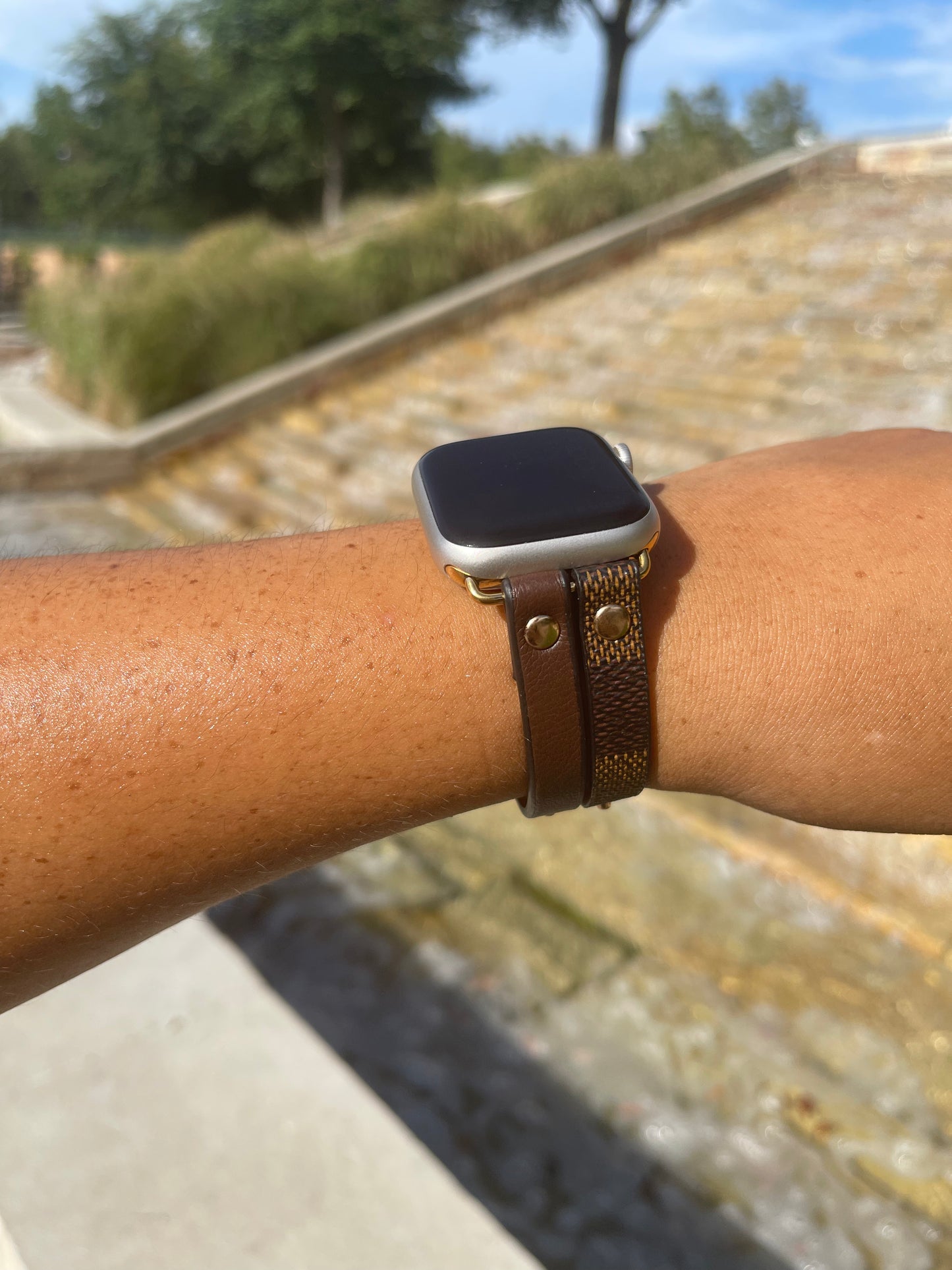 Designer Inspired Vegan Leather Watch Band