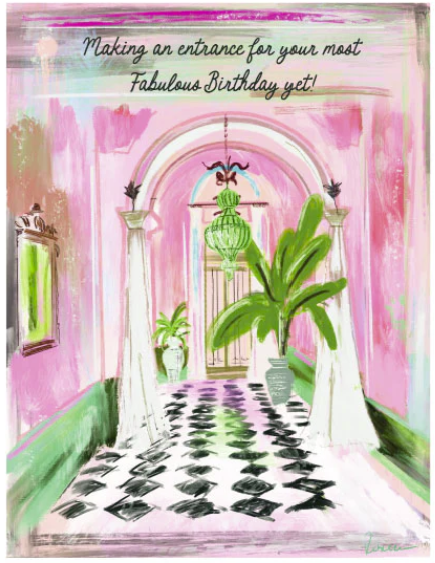 Birthday Entrance Card