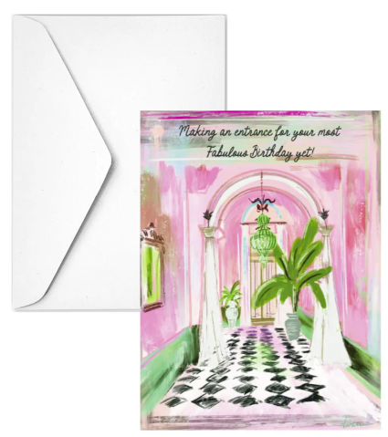 Birthday Entrance Card