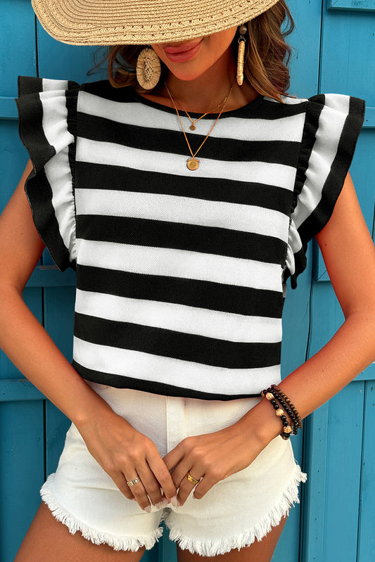 Audrey Ruffle Top