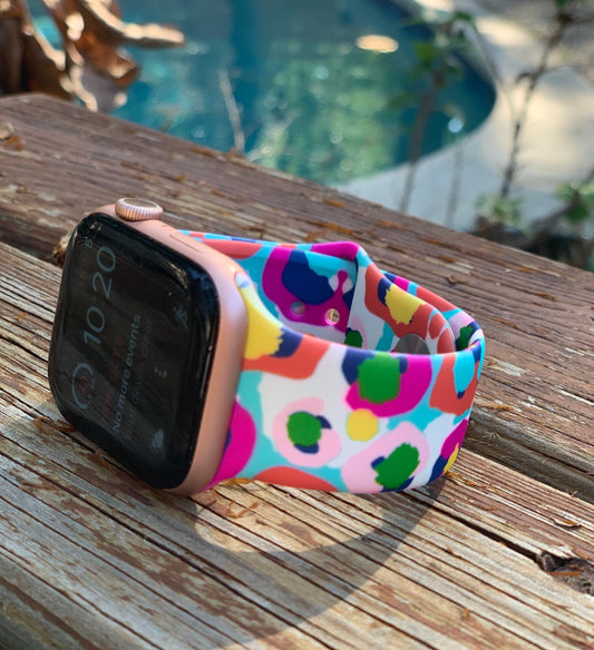 Colorful Cheetah Stylish Watch Bands
